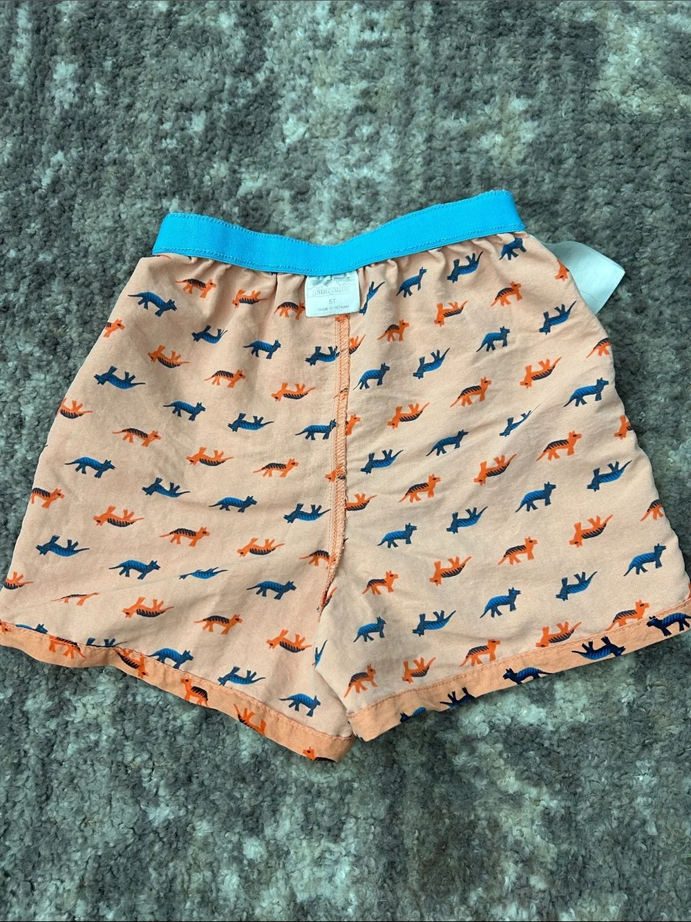 Patagonia Kids Coyote Print Baggies Shorts